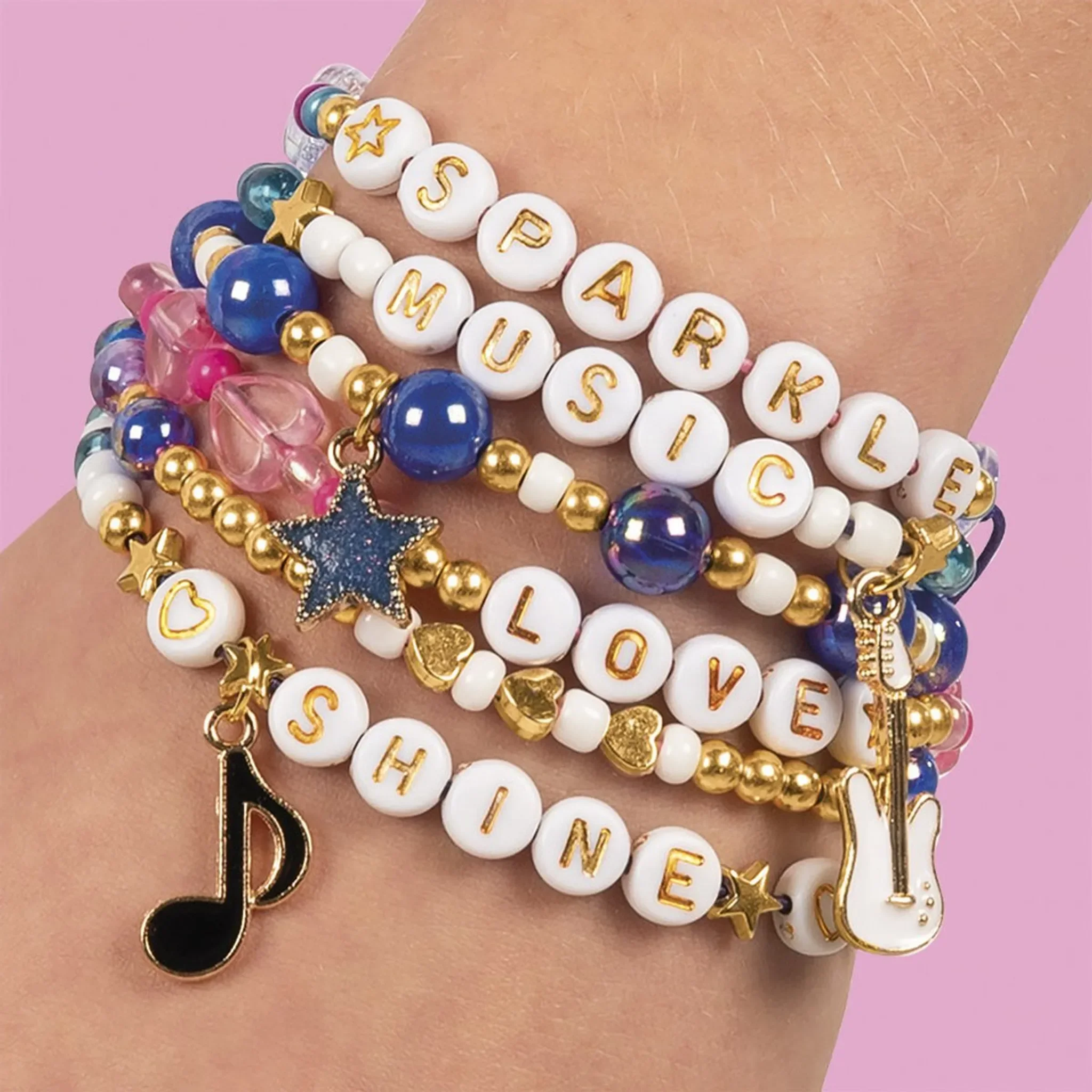 Design & Shine – Bastelset Glitzerarmbänder